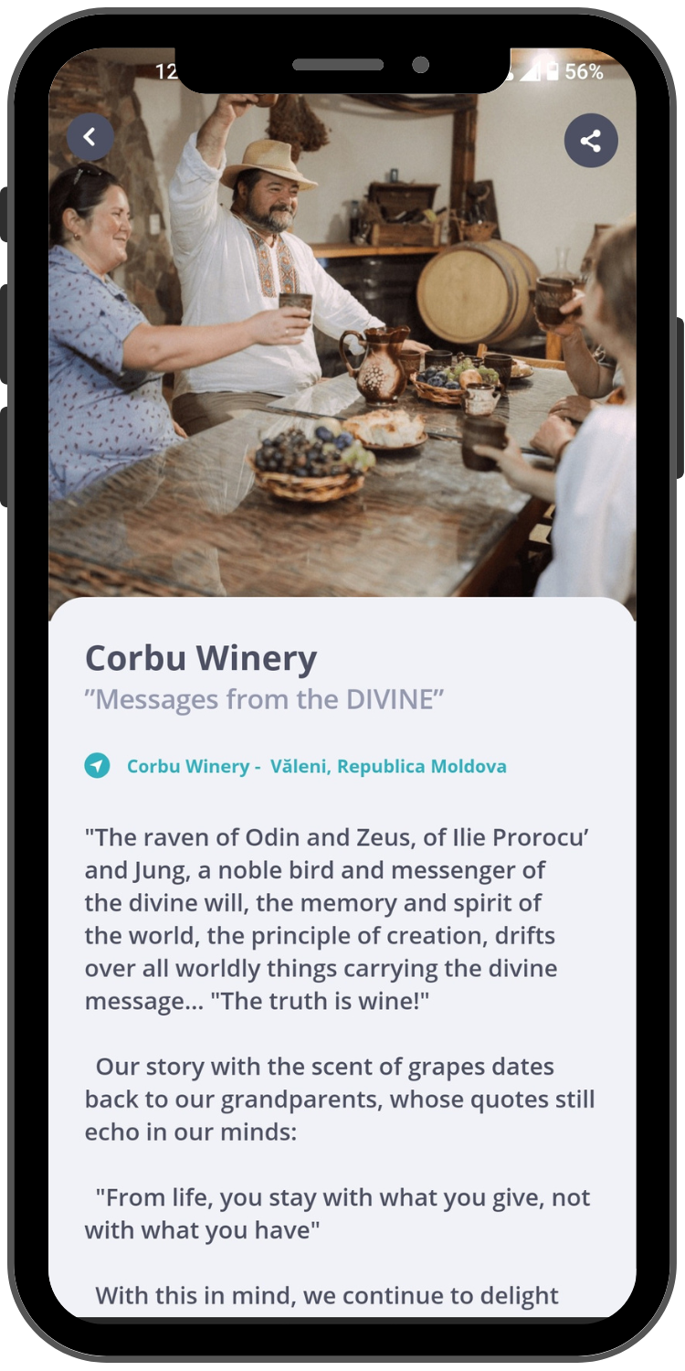 A waiter holding a tablet